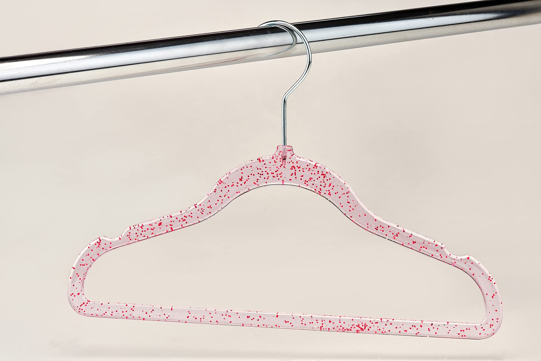 Concepts 20 Pack Premium Heavy Duty Glitter Acrylic Baby Hangers, Elegant For Baby Nursery Space-Saving Non-Slip Clothes Hanger